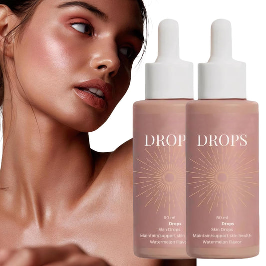 Liameph 2 PCS Sunless Tanning Drops,Drops to Naturally Boost Melanin,Natural Tanning Drops,Nourishing Tan Drops,Enhance Natural Skin Tone,Protect from Sun Damage