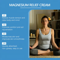 Magnesium Butter Cream for Sleep,Magnesium Cream,Coconut Soothing Relaxing Butters,M/agnesium Soothing Sleep C/ream,M/agnesium Lotion,Moisturizing Body Lotion,Body Calm Moisturing Butter,60g