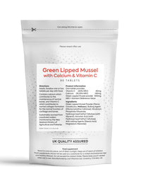 Just Vitamins Green Lipped Mussel Extract 500mg 90 Capsules