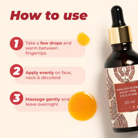 iYURA Manjish Glow Night Time Face Elixir | Moisturising Face Oil | For Dewy and Clear Looking Skin | With Manjistha & Lemon | 30ml