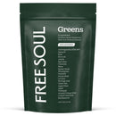 Free Soul Greens | 21 Advanced Greens, Superfoods, and Adaptogens Including KSM-66 Ashwagandha, Vegan & Gluten-Free, Advanced Natural Formula | UK Made | 30 Servings | Original Flavour