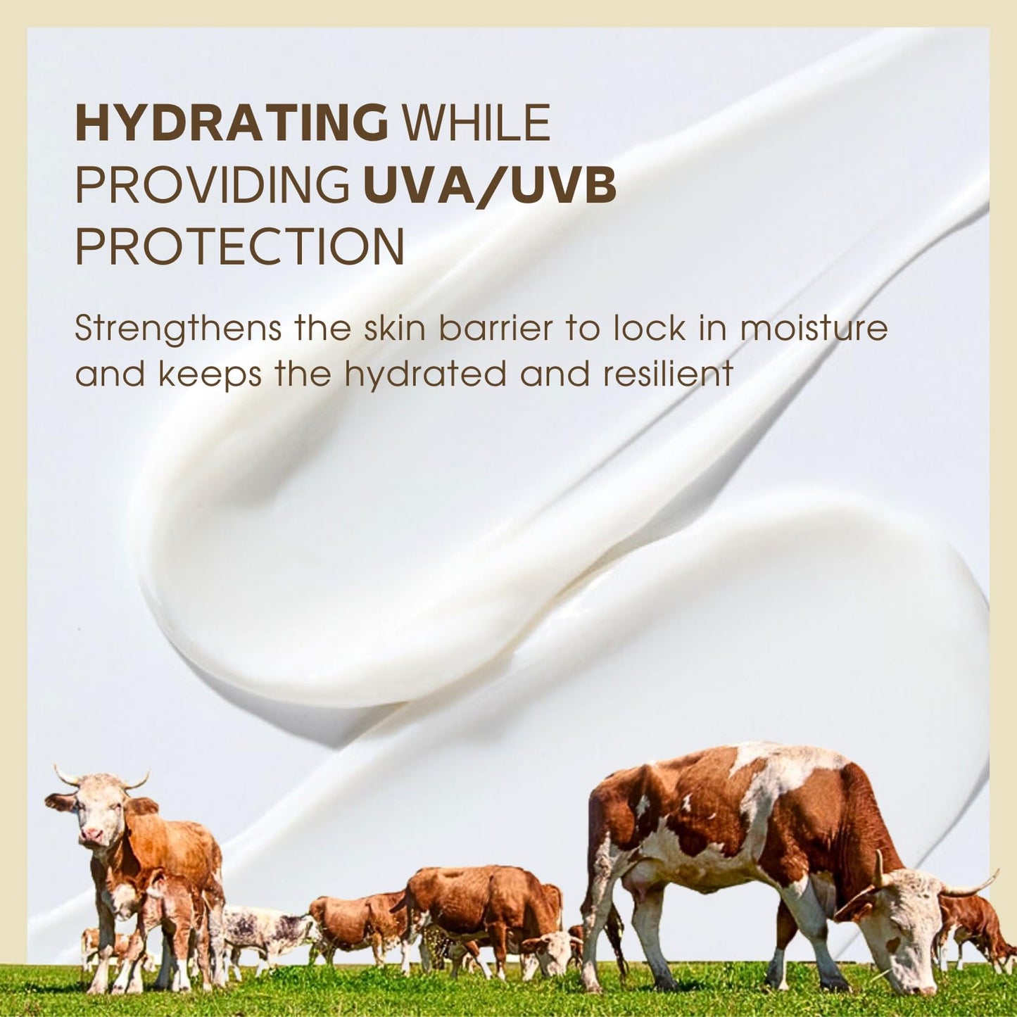 Lumiter Tallow Sunscreen SPF 50 Face and Body, Beef Tallow Sunscreen for Face, Natural Sun Cream SPF 50, 100g