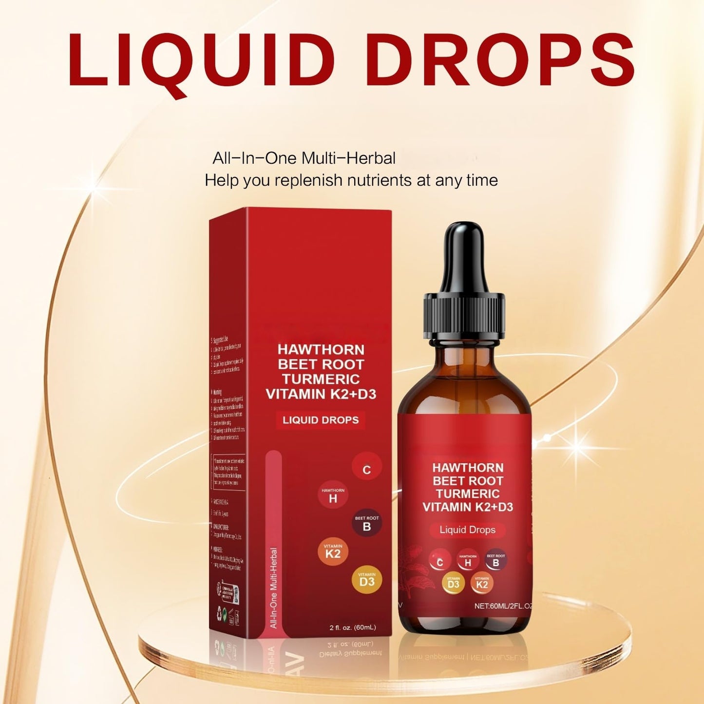 Ruojiar 2pcs*60ml Natural Caye/nne Pepp/er Liquid Drops,Natural Plant Extract Care Drops,Ael/URO Caye/Nne Pepp/Er Extract DRO/ps,Pep/Per Extract Liquid Skin Tightening Extract,Firming Skin and Body for Women