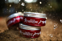 BARBERTIME Hair Styling Matte Clay Wax | No5 Burgendy Matte Clay Pomade | Natural Messy Look Extreme Hold 150 ml