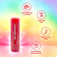 Uroda Rainbow High Kids Lip Balm - Nourishing and Moisturizing Lip Balm with Delicious Watermelon Flavour for Soft, Smooth Lips - Fun and Tasty Treat for Kids