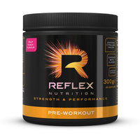 Reflex Nutrition Reflex Pre Workout Powder 3000 mg Citrulline Malate 1600 mg Beta-Alanine 125 mg Caffeine Plus B Vitamins and Electrolytes (Fruit Punch) (300 g)