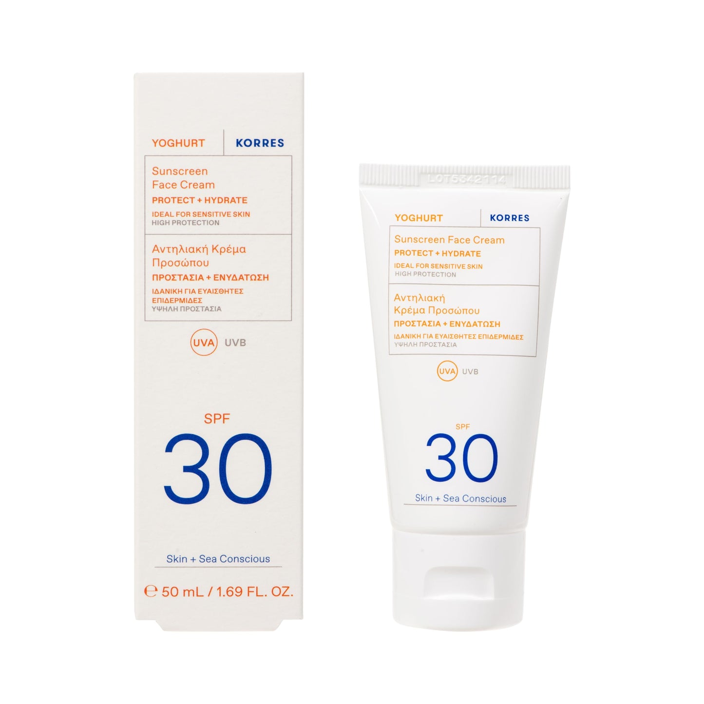 Korres KORRES Yoghurt Sunscreen Face Cream SPF 30 50ml