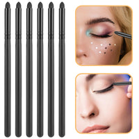 WLLHYF Eyeliner Smudge Brush Pencil Pointed Professional Applicator Blending Sponge Brush Stick for Eyeshadow Eyebrow Reusable Makeup Tool Pencil Brush Set