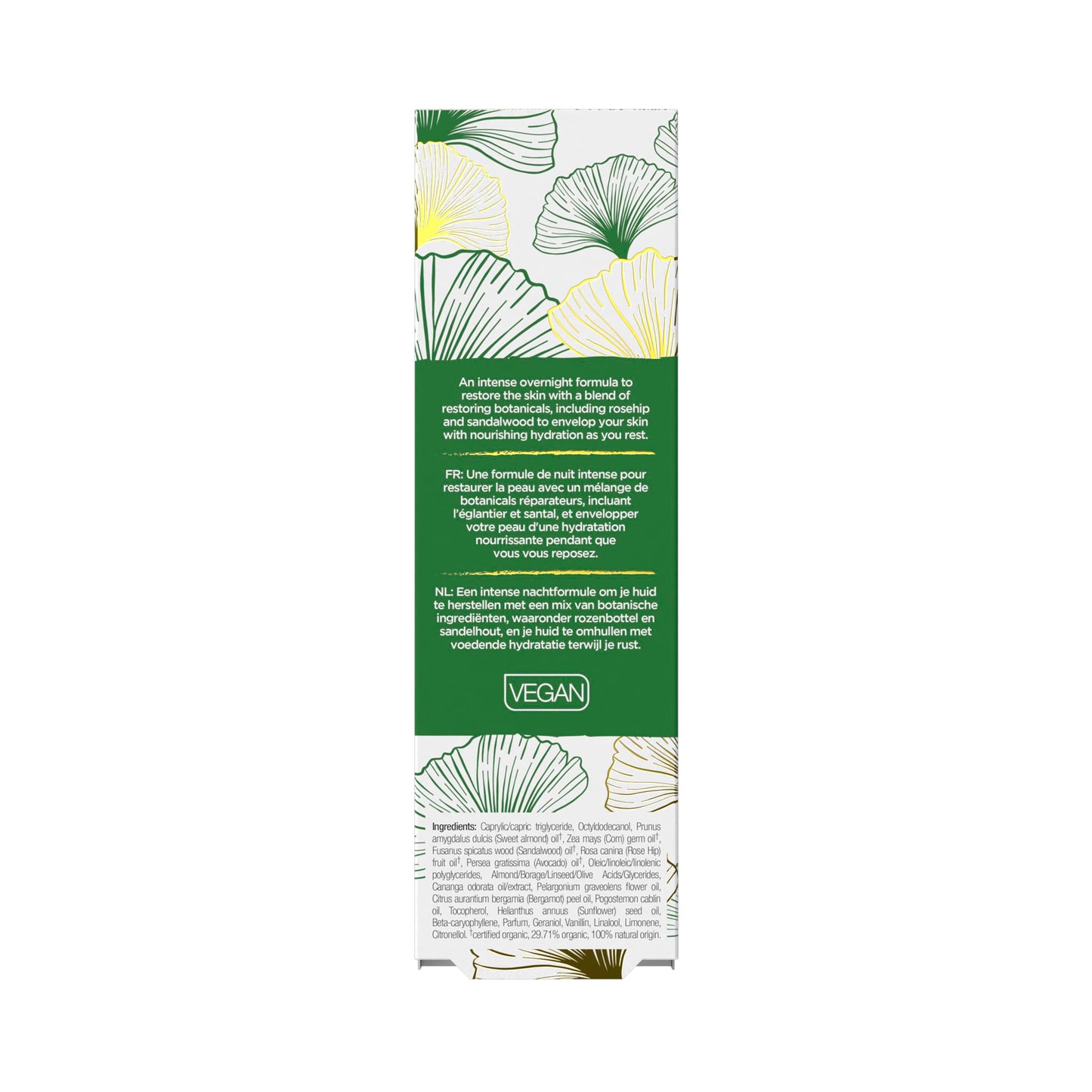 Dr. Organic Dr Organic Evoke Tranquility Overnight Recovery Oil, Hydrating Night Serum, Restore Skin, with Rosehip & Sandalwood, Vegan, Natural, Certified Organic, 30ml
