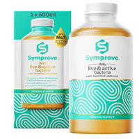 Symprove Original 1 Week Pack Daily Essential Gut Health Supplement, Probiotic Drink with Live Bacteria, Vegan - 1x500ml