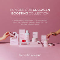 Swedish Collagen Retinol Day Cream I Hydrated & Smooth Skin Treatment I Vitamin E, Organic Aloe Vera, Shea butter, Jojoba Oil I Made in Sweden - 50ml