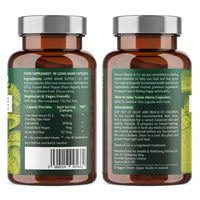 Lions Mane 2000mg with Black Pepper, 90 Capsules - 3 Months Supply of High Strength Lions Mane from Beauty & Co Brand, Vegan, Made in The UK.