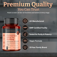 Pureclinica Concentrated Green Tea 10,000mg x 180 Tablets - 6 Months Supply