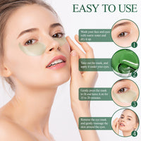 Eveellyn Under Eye Gel Patches for Puffy Eyes Dark Circles Eye Bags, Anti Wrinkle, Hydrating, Skincare, for Men and Women, 60pcs