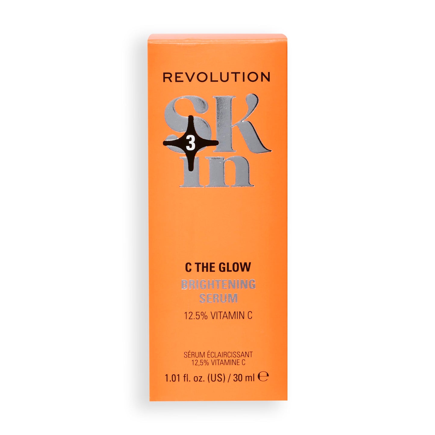 Revolution Skincare London Revolution SKin, C The Glow Brightening Serum, Face Serum With Vitamin C, Boosts Radiance, Hydrating Formula, Vegan & Creulty-Free, 30ml