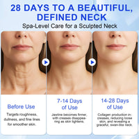 Ah8 Neck Firming Cream, Neck Firming Creams Contain Hexapeptide,With Double Roller Massage,Reduce Wrinkles Fine Lines And Double Chin,Firm And Lift Sagging Skin