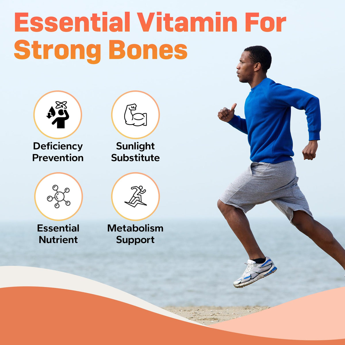 One Step | Vitamin D 800IU | Colecalciferol Capsules | Vitamin D Supplements for Women & Men (120 Capsules)