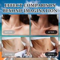 GMHLLES 2PCS Self Tanning Drops, Natural New Sunless Tanning Drops Enhances Natural Skin Tone for Face and body with 1PCS White Massage Stick 60ML