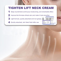 Nadiaen New Neck Firming Cream,Tighten & Lift Neck Cream Best Advanced Tightening and Repair Decolletage Cream Improving Neck Sagging Skin Reducing Wrinkles Skin Care Moisturizing Face Cream(50ml)