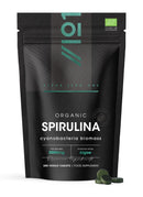 ALPHA01 Organic Spirulina 2000mg – 300 Vegan Tablets - Cold Pressed with No Additives – Resealable and Recyclable Pouch by Alpha01