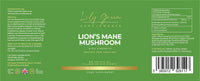 Lily Green Supplements Lily Green | Lions Mane Mushroom Supplement 4800mg per Serving | 90 Vegan Capsules | Mental Clarity & Focus | Immune Support | No Artificial Fillers | Made in UK