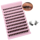 SIISTAS Lash Clusters, 120Pcs DIY Individual Eyelash Extenisons Natural Look D Curl Cluster eyelashes 8-16MM Reusable Individuals DIY at Home (#06)