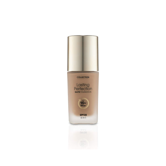 Collection Cosmetics Lasting Perfection Matte Foundation, Full Coverage, 27ml, Chestnut