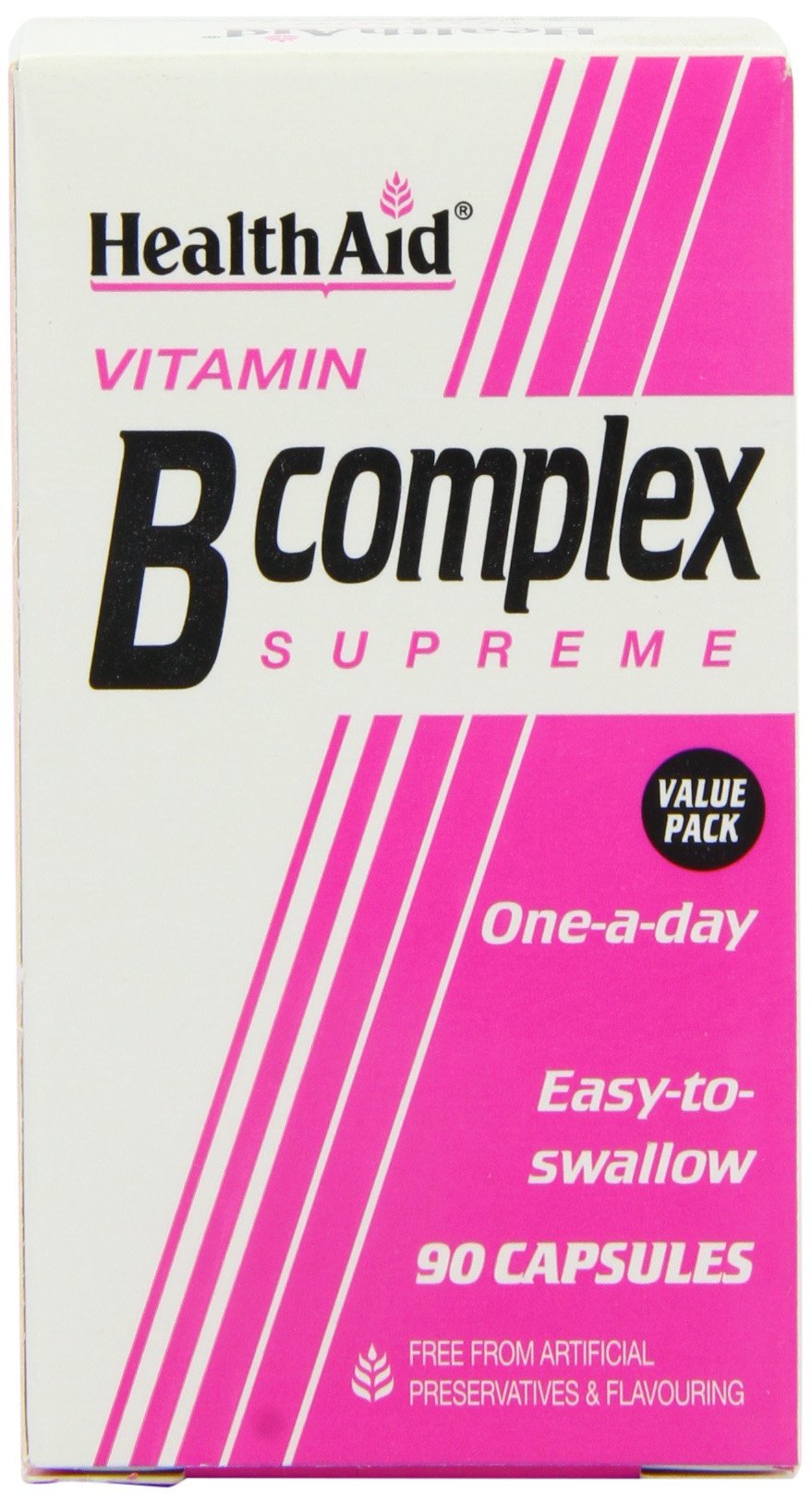 HealthAid Vitamin B Complex - 90 Capsules (Pack of 1)
