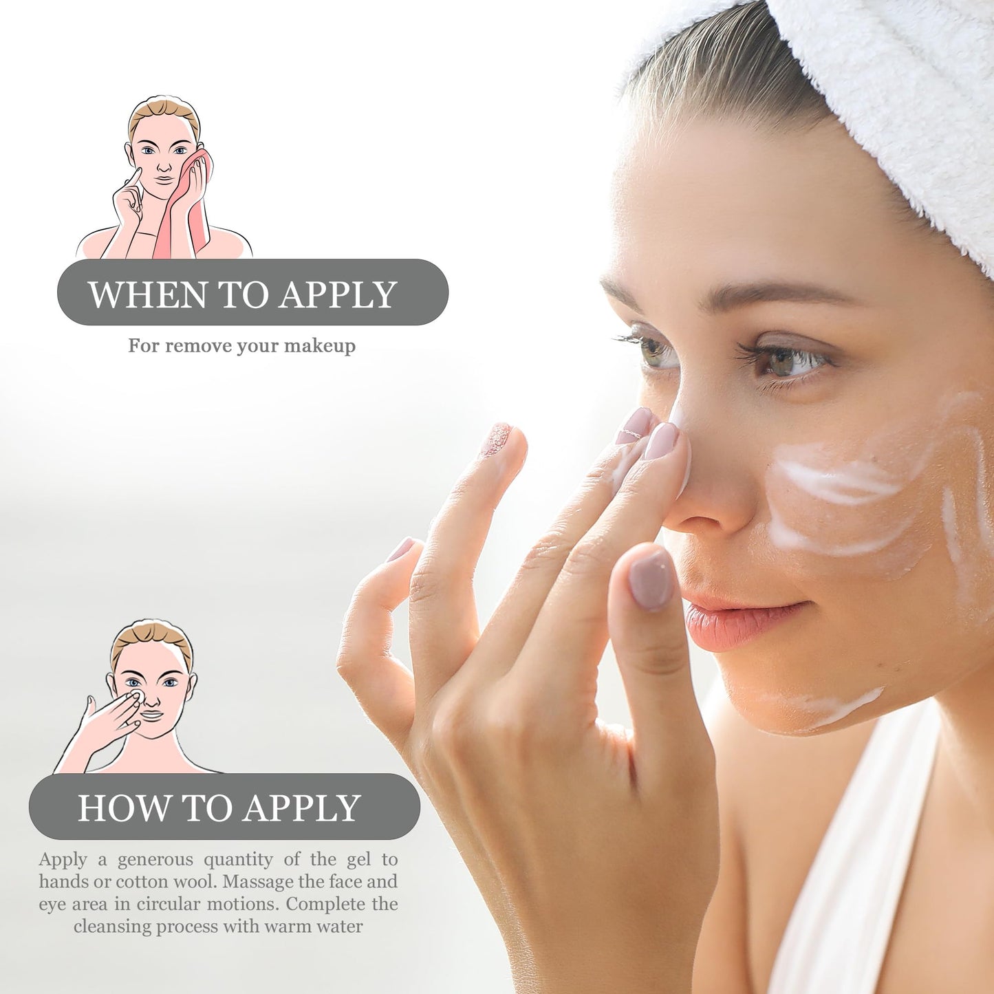 Cinere 100% Natural Cleansing Gel For Oily Skin 150ml | Soap free | Face Cleanser for Acne Prone & Blemish Prone Skin | Cleanser for Oil Control | Glowing Face Wash | Daily Gentle Facial Wash