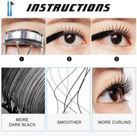 HUALEI-V 2pack Prime-Lash Mascara for Mature Ladies,Prime-lash Mascara for Seniors with Thinning Lashes Waterproof Mascara Black Volume and Length,Hypoallergenic Mascara for Sensitive Eyes for Mature Women.