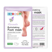 CGBOOM 3 Pack Foot Peel Mask,Exfoliating Foot Socks Calluses Remover Dead Skin, Aloe Moisturizing Feet Peeling Mask for Dry Skin,Cracked Heels,Foot SPA Socks for Women and Men