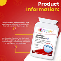 SH SHAKRA HEALTH Colon Purity: Internal Cleanse v2 - Ultimate Bowel Flush, Constipation & Regularity. Ideal Before or After Colonic Treatments | Shakra Health