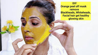 Herbal Magic's Pure and Organic Orange Peel Powder - Natural Hair Skin Face Mask - Free from Fillers & Preservatives - Premium Quality-100g