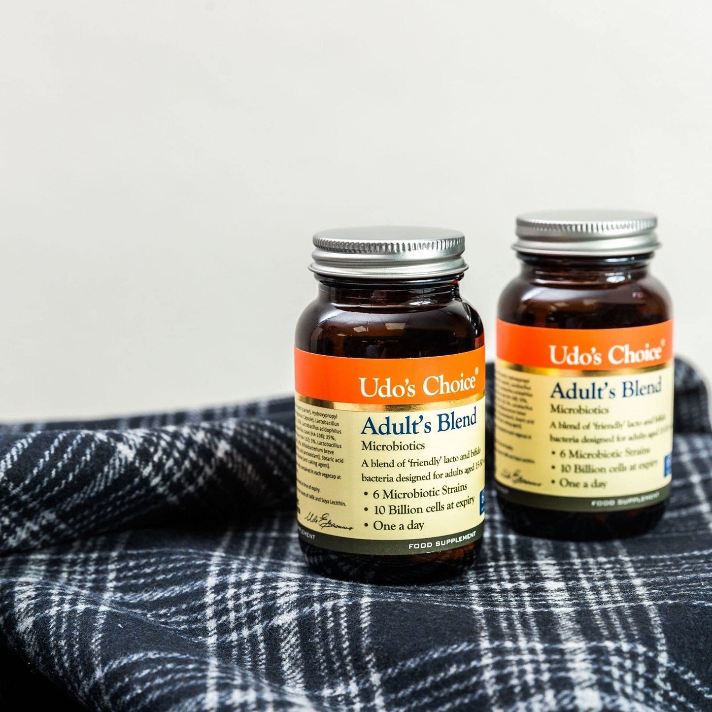 Udo's Choice Adults Blend Age Specific Probiotics - Lacto & Bifido Bacteria - 17 Billion Cell Count - 6 Microbiotics Strains - 30 Vegecaps - One a Day