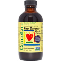 ChildLife Essentials, First Defense, Vegan Drops with Zinc and Plant Extracts, for Children, 118ml, Vegetarian, Gluten Free, Soy Free, GMO Free