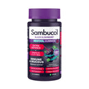 Sambucol Natural Black Elderberry Extra Defence Menthol Gummies |Vitamin A | Vitamin C | Vitamin D | Zinc |Advanced Immune Support Supplement| 30 Gummies