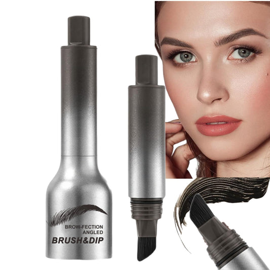 SingHao Brow-Fection Angled Brush Eyebrow Pencil,Liquid Eyebrow Pen,Shaping Outlining Filling Eyebrow Makeup,Liquid Eyebrow Brush,Natural Brows Eyebrow Pen,Makeup Eyebrow Pencil,Waterproof Brow Pen#01