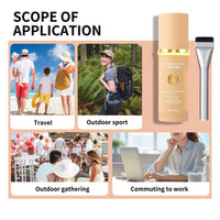 HERBENJOY 4-in-1 Foundation Colour Changing Liquid Foundation with Brush,SPF50 Sunscreen Serum Concealer Cover Moisturizing all Skin Tone Color Matching Foundation