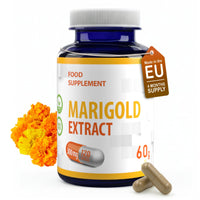 Hepatica Lutein | 30 mg, Zeaxanthin 6 mg & Meso-Zeaxanthin 9 mg | from Marigold Extract 300 mg | 120 Vegan Capsules | Tagetes erecta | GMP & 3rd Party Lab Tested