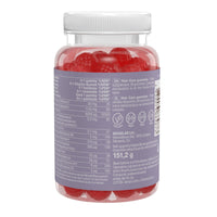 Tummy Tox Hair Care Gummies with 6000 mcg of Biotin I Powered by 9 Essential Vitamins and 3 Minerals I Strawberry Flavour I 60-Day Supply