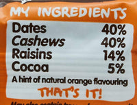 Nakd Cocoa Orange Gluten Free Bar, 35g