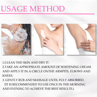 Ninnyi Armpit Cream, Dark Inner Lightening Skin Products for Underarm Thigh Knees Elbows Leg Bum (Colored)