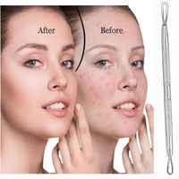 Glamified , glam Glamified Blackhead Remover Professional Skincare Spot Treatment Blackhead Remover Tool for Blemish Comedone Whiteheads Pimple Popper with Double Sided Soft Touch and Anti-Slip Design