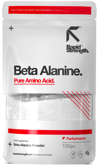 Rapid Strength Beta Alanine Powder - Premium Beta Alanine Supplement for Strength and Endurance - Amino Acid Supplement - Suitable for Men and Women - UK Made