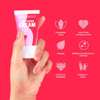 woowoo WooWoo Skin Lightening Cream for Evening Out Skin Tone - Intimate Natural Lightening Cream for Female & Male Private Areas - Bikini Dark Spot Removal - Women Body Parts Brightening - 40ml