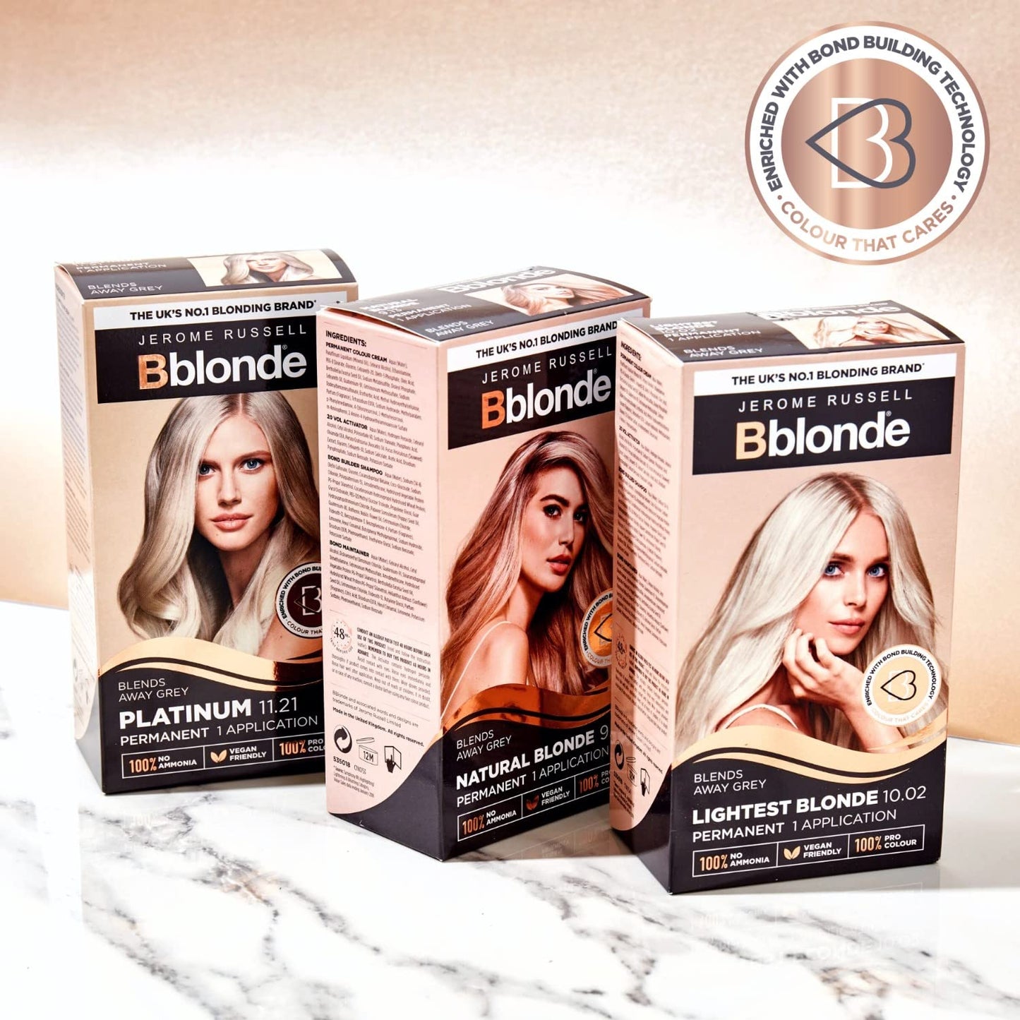 Jerome Russell Bblonde Permanent ICE BLONDE Hair Toner | 11.12 | Formulated with Brazil Nut Oil for Natural Depth & Shine | Vibrant Icy Blonde Shades