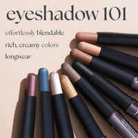 Julep Eyeshadow 101 Crème-to-Powder Eyeshadow Stick (Sapphire Shimmer) Long-Lasting, Waterproof Eye Shadow - Blendable, Crease-Proof with Built-In Smudger