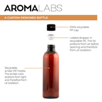 Aroma Labs ORGANIC - LINSEED Oil - 100mL - 100% Pure, Natural, Cold Pressed and Cosmos Certified - AROMA LABS (French Brand)