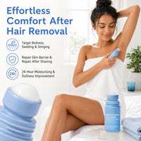 IZBEAUVO 2pcs Razor Bump Smoothing Solution Ingrown Hair Reduction with BHA AHA - High Roller Ingrown Tonic for Underarms Abdomen - Ingrown Hair Serum for Men & Women - Roller Ball Applicator for Tend Skin