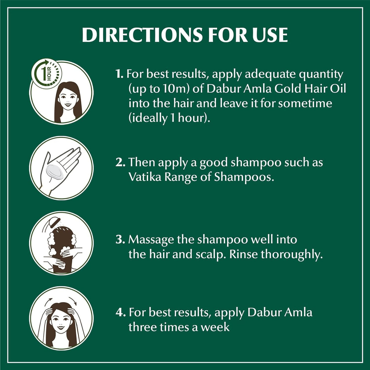 Dabur Amla Hair Oil - 100ml | For Strong, Long & Thick Hair | Nourishes Scalp | Controls Hair Fall, Strengthens Hair & Promotes Hair Growth